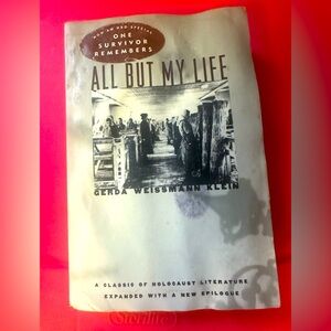 💜 All But My Life Gerda Weissmann Klein Holocaust Book-used